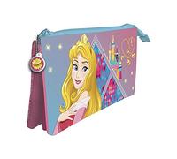 Princesas Disney Estuche portatodo con Tres Compartimentos