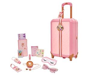 Princesas Disney - Juego de Maleta de Viaje para Niñas 3 años - Juguete para Niñas con 17 Accesorios Que no Pueden Faltar en tu Viaje