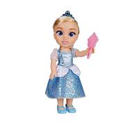 Princesas Disney - Mi Amiga Cenicienta Grande para Niñas - Muñeca de 38 cm de Altura Que Incluye Vestido, Zapatos y Tiara Extraíbles - Muñeca con Preciosos Detalles para niñas con 3 años +
