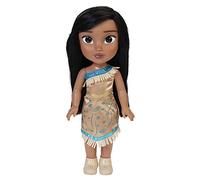 Princesas Disney - Mi Amiga Pocahontas Grande para Niñas - Muñeca de 38 cm de Altura Que Incluye Vestido, Zapatos y Tiara Extraíbles - Muñeca con Preciosos Detalles para niñas con 3 años +
