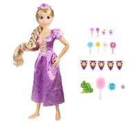 Disney Princess Muñeca Rapunzel 80 cm – 11 puntos de articulación – Vestido clásico y pelo largo