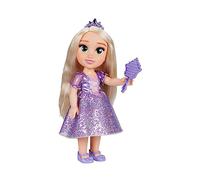 Princesas Disney - Mi Amiga Rapunzel Grande para Niñas - Muñeca de 38 cm de Altura Que Incluye Vestido, Zapatos y Tiara Extraíbles - Muñeca con Preciosos Detalles para niñas con 3 años +