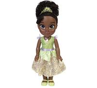 Princesas Disney - Mi Amiga Tiana Grande para Niñas - Muñeca de 38 cm de Altura Que Incluye Vestido, Zapatos y Tiara Extraíbles - Muñeca con Preciosos Detalles para niñas con 3 años +