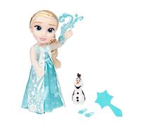 Princesas Disney - Muñeca Elsa Clásica Cantante Grande de 38 cm - Elsa Canta la Característica Canción de la Película “Let it Go” - La Muñeca Incluye Numesoros Accesorios para Jugar - 3 Años +