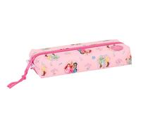 Princesas Disney - Portatodo Rectangular Niño, Estuche Infantil, Estuche Niño, Ideal para Niños en Edad Escolar, Cómodo y Versátil, Calidad y Resistencia, 22x7x40 cm