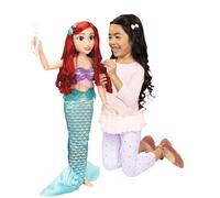 Princesas Disney - Tu Amiga de Juego Ariel de 80 cm - Se Incluye mas de 10 Accesorios - Muñeca Articulable - Muñeca para niñas 3 Años +