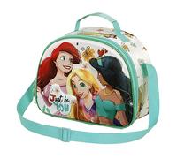 Disney Princesas Disney You-Bolsa Portamerienda 3D, Blanco, 25.5 x 20 cm