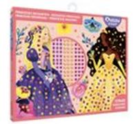 Princesas encantadas. Estuche de artista: 4 magnifiques tableaux silhouettés à décorer à l'aide de tes 180 strass et de tous tes autocollants brillants ! (Manualidades creativas)