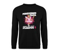 Princesas Papá con bate de béisbol Unisex Sudadera | Diseño divertido para padres que combinan humor y protección.