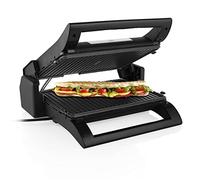 Princess 112530 Multi Grill multifunción 2 en 1, placas reversibles de parrilla y plancha, termostato regulable, bandeja recoge grasas, recubrimiento antiadherente, tapa flotante, 1500 W