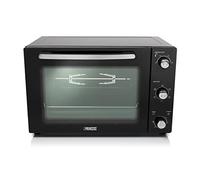 Princess 112756 Horno de convección DeLuxe, 45 L, funciones de convección, descongelación y asado, asador incluido, paredes antiadherentes y bandeja para migas extraíble, 90-230 ⁰C, 1800 W