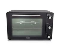 Princess 112761 Horno de convección DeLuxe, 55 L, funciones de convección, descongelación y asado, asador incluido, paredes antiadherentes y bandeja para migas extraíble, 90-230 ⁰C, 2200 W