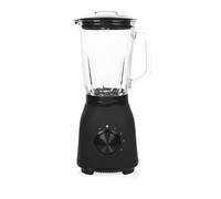 Princess 212092 Batidora de vaso Black Steel - Cuatro ajustes de velocidad - 1,5 L, función de impulso, 6 cuchillas, 1000 W, jarra de cristal, color negro