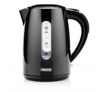 Princess 236017 Hervidora, volumen 1.7 L, Adecuada para personas zurdas y diestras con la base de 360 grados, protección contra la ebullición en seco y válvula de escape de vapor, 2200 W