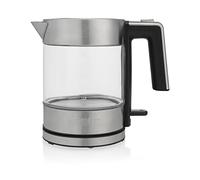 Jarra Eléctrica Brighton 1L 2200W (Acero Inoxidable/Negro) - PRINCESS