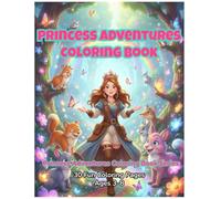 Princess Adventures Coloring Book