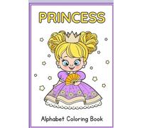 Princess Alphabet coloring book