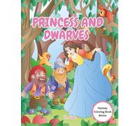 Princess and Dwarves: Fantasy Coloring Book for Kids (Fantasy Coloring Book Series)
