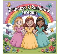 Princess and Rainbow Dreams: A Cute Coloring Book for Girls Ages 4 to 8 (Lovely Nature Adventures)