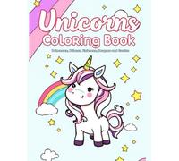 Princess and Unicorn Coloring Book: (Ages 4-8)