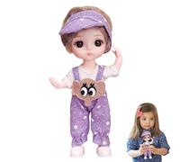 Princess Anime Doll - Posable 6.3in Fashion Girl Figuras, Juguete Conjunto Móvil | Elegante Personaje De Anime Coleccionable, Elegante Chica De Acción Para Niños Para El Regalo De Cumpleaños De