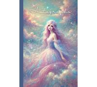 Princess Autograph Book for Girls: Portable Hardcover Notepad for Signatures and Photos/Pictures of Characters at Theme Parks and on Cruise Vacations. Blank 6 x 9 Pad with Hard Cover for Kids.