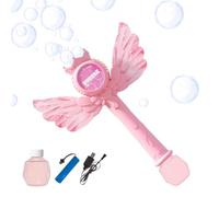 Princess Bubble Wands For Kids | Butterfly Bubbles Wand For Kid, LED Light & Music Bubble Toys with Battery, Anti-Leak Design Advantage, For Boys Girls Preschoolers