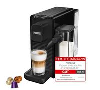 Princess Capsule and Latte Pro Cafetera de Cápsulas, Compatible Nespresso, Leche Automática, 20 Bares, 1400W, Libre de BPA, Partes Lavables, Apagado Automático, 01.249455.01.001