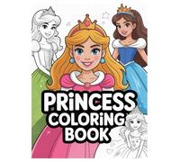 Princess Coloring Book: 100 Magical Designs for Girls Ages 4-8: Inspire Creativity with Fairytale Castles, Royal Gowns, and Adorable Animal Friends