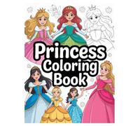 Princess Coloring Book: 100 Magical Pages for Kids Ages 4-8: A Magical World of Fairy Tales, Castles, and Gowns for Creative Fun and Relaxation