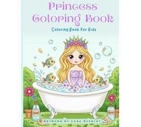 Princess Coloring Book: 40 Cute Coloring Pages For Girls From 4-12, Bold easy outlines, Gift for little artists: Fun & Easy Designs for Creative Play, ... pages for creativity, focus, and calm