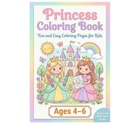 Princess Coloring Book for Kids ages 4-15: Cute Fairy Princesses, Gardens & Magical Scenes