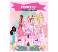 Princess Coloring Book for Kids: Fun and Easy Coloring Pages for Girls Ages 4-8
