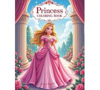 Princess Coloring Book for Kids: Fun Fairy-Tale Coloring Activity Book