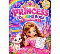 Princess Coloring Book: Magical Princesses, Beautiful Castles & Lovely Adventures to Color for Kids Ages 4-8