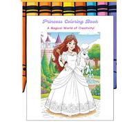 Princess Colouring Book - A Magical World of Creativity!