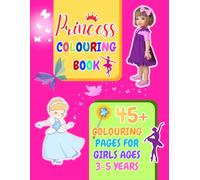 Princess colouring book for ages 3-5