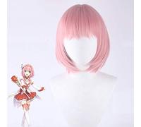 Princess Connect! Re: buceo Kusano Yui pelucas Cosplay disfraz rosa corto resistente al calor peluca de pelo sintético fiesta de Halloween postizo 114