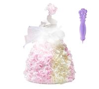 Princess Crafts Kids - Juego de artesanía de arte de diseño de vestido de hecho a mano | Conjunto de manualidades de, conjuntos creativos, arte hecho a mano para niños y niñas, Se
