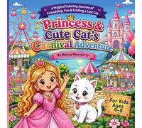 Princess & Cute Cat's Carnival Adventure: A Magical Coloring Journey of Friendship, Fun & Finding a Lost Cat (Princess and Cute Cat)