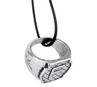 PRINCESS CUTENESS STORE Mortal Instruments Morgenstern - Collar de cordón negro con letra F