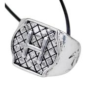 PRINCESS CUTENESS STORE Mortal Instruments Morgenstern - Collar de cordón negro con letra H