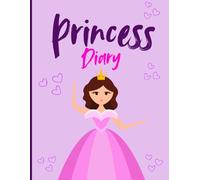 "Princess' Diary": Cute Pink Lined Journal for Girls | 8.5x11" 120 Pages | Notebook for Writing or Journaling | Gift for Kids, Teens, and Tweens