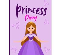 "Princess' Diary": Cute Purple120 Pages Lined Journal for Girls | 8.5x11" | Daily Diary for Writing or Journaling | Gift for Kids, Teens, and Tweens