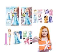Princess Dress Up Magnetic Magnetic Styling Doll Game Dress Up Magnet Game