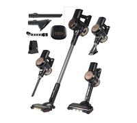 Princess Dynamic Storm 339390 - Potente Motor sin escobillas - Vaciado higiénico del depósito - 30 Minutos de Limpieza sin Cables - Cepillo motorizado - LED - posición de Espera - Modo portátil