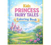 Princess Fairy Tales Coloring BooK