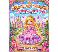 Princess Fashion Coloring Book for Kids Ages 4-8: Cute Princess Dresses, Royal Gowns & Easy Coloring Pages for Girls: Cute and Easy Princess Dress ... 4-8 Who Love Royal Fashion and Fairy Tales 20
