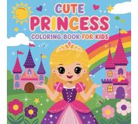 Princess first coloring book for girls.: Big Bold Designs to Build Confidence, Creativity, and Fine Motor Skills