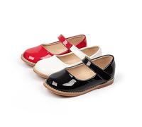 Princess Flats Kids Glitter Dress Mary Janes Shoes Girls Soft Leather Ballet Jazz Dance Shoes Teen Girls Sparkly Party Weddings Princess Sandals Summer Casual Loafers